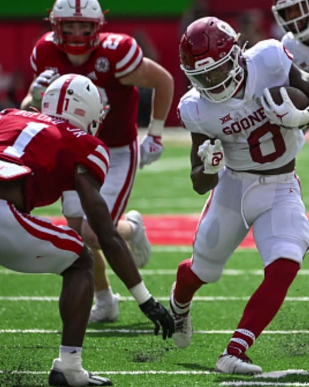 Marques Burford and Eric Gray 2022 Nebraska vs Oklahoma